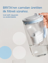 BRITA Cam Filtreli Su Arıtma Sürahisi – Açık Mavi (2,5 L) - Thumbnail