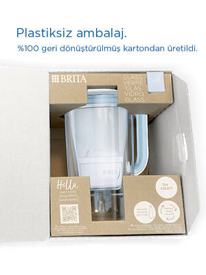 BRITA Cam Filtreli Su Arıtma Sürahisi – Açık Mavi (2,5 L)