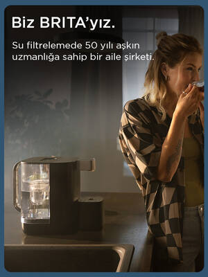 BRITA CUBE Tezgah Üstü Su Arıtma Cihazı – Siyah (4,0 L)