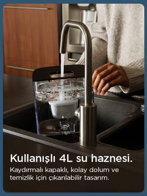 BRITA CUBE Tezgah Üstü Su Arıtma Cihazı – Siyah (4,0 L)