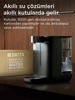 BRITA CUBE Tezgah Üstü Su Arıtma Cihazı – Siyah (4,0 L)