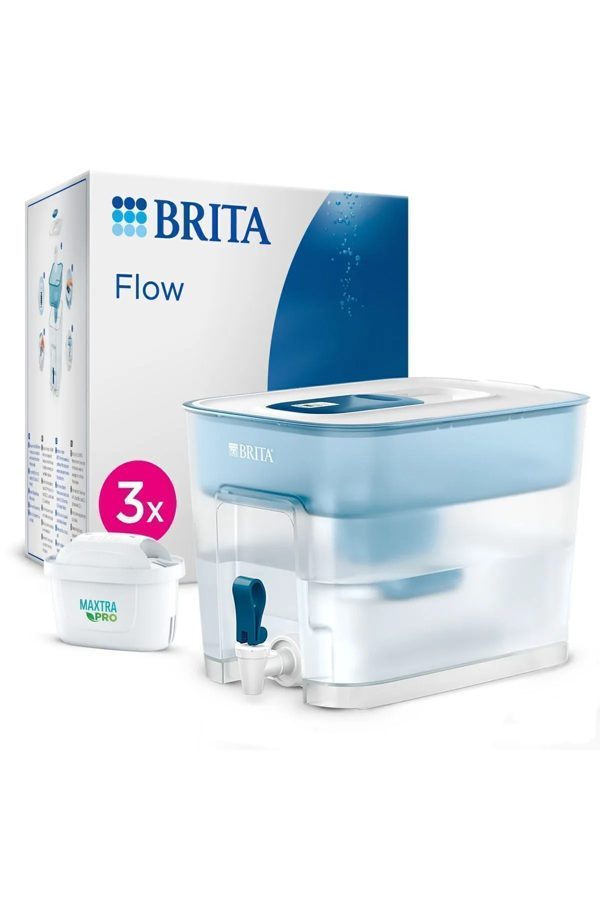 BRITA Flow 3 Filtreli Su Arıtma Sebili – 8,2 L