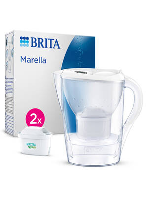 BRITA Marella Cool 2 Filtreli Su Arıtma Sürahisi – Beyaz (2,4 L)