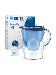 Brita Marella XL 1x Maxtra Pro All-in-1 Filtreli Su Arıtma Sürahisi - Mavi 3,5 lt - Thumbnail
