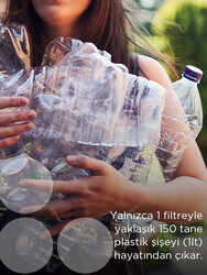 Brita Marella XL 1x Maxtra Pro All-in-1 Filtreli Su Arıtma Sürahisi - Mavi 3,5 lt - Thumbnail