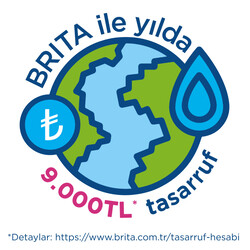 Brita Marella XL 1x Maxtra Pro All-in-1 Filtreli Su Arıtma Sürahisi - Mavi 3,5 lt - Thumbnail