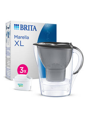 BRITA Marella XL 3 Filtreli Su Arıtma Sürahisi – Grafit (3,5 L)