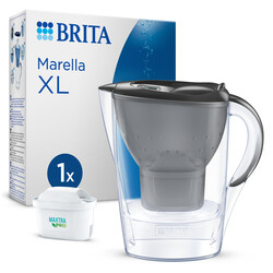 BRITA Marella XL Filtreli Su Arıtma Sürahisi – Grafit (3,5 L) - Thumbnail