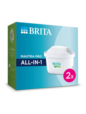 BRITA MAXTRA PRO ALL-IN-1 Yedek Su Arıtma Filtresi, 2'li