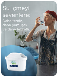 BRITA MAXTRA PRO ALL-IN-1 Yedek Su Arıtma Filtresi, 3’lü - Thumbnail
