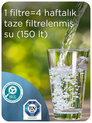 BRITA MAXTRA PRO ALL-IN-1 Yedek Su Arıtma Filtresi, 3’lü
