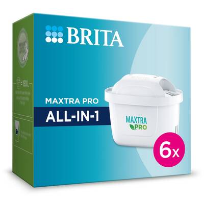 Brita Maxtra Pro All-in-1 Yedek Su Arıtma Filtresi 6'lı