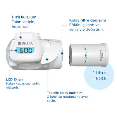 BRITA ON TAP PRO V-MF Musluk Üstü Filtreleme Sistemi
